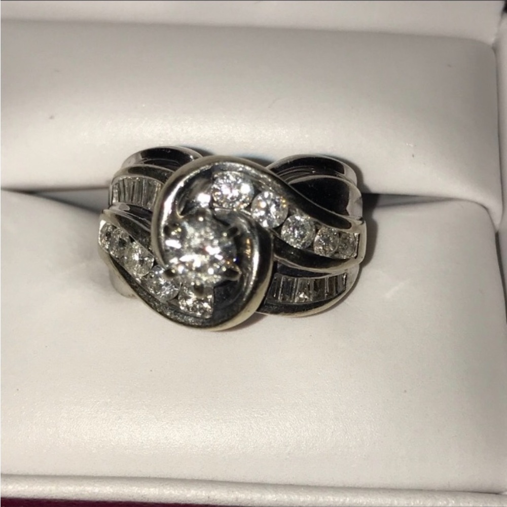 Lots of gold in this 14K Diamond Ring, size 5, from Helzberg Diamonds